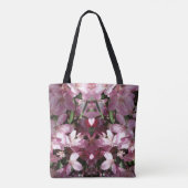 Frühlings-Kirschblüten Rosa Tasche (Rückseite)