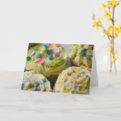 Frühlings-Kuchen-Karte Karte (Gelbe Blume)