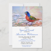 FRÜHLINGS-LADEN ROTES BRUST-ROBIN-PARTY-EREIGNIS EINLADUNG (Vorderseite)