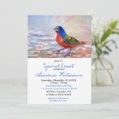 FRÜHLINGS-LADEN ROTES BRUST-ROBIN-PARTY-EREIGNIS EINLADUNG (Stehend Vorderseite)