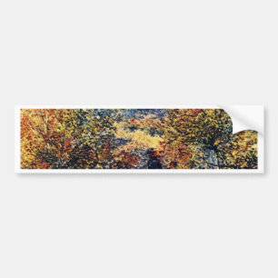 Frühlings-Landschaft durch Pierre-Auguste Renoir Autoaufkleber