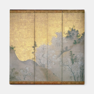 Frühlings-Landschaft Magnet