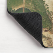 Frühlings-Landschaft mit Sun Mousepad (Ecke)