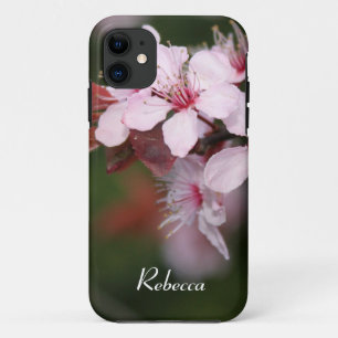 Frühlings lichte rosa Pflaumenblüten iPhone 11 Hülle