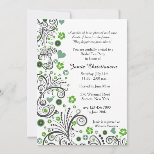 Frühlings-Liebe-Einladung Einladung (Vorderseite)