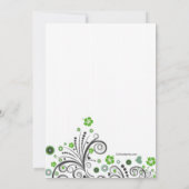 Frühlings-Liebe-Einladung Einladung (Rückseite)