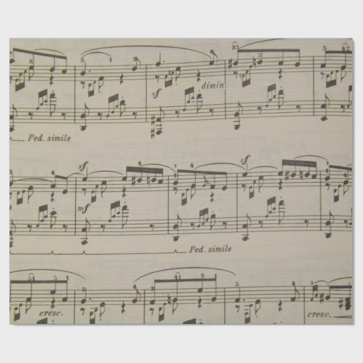 Frühlings-Lied Geschenkpapier (Flach)