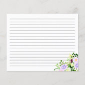 Frühlings-Lila Blumenzitze (Rückseite)