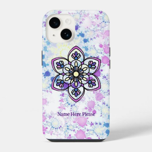 Frühlings-Mandala-iPhone/iPad-Hülle iPhone Hülle (Rückseite)