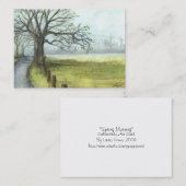 "Frühlings-Morgen " Visitenkarte (Vorne/Hinten)