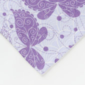 Frühlings-Muster Fleecedecke (Ecke)