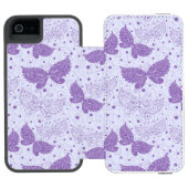 Frühlings-Muster Incipio iPhone Geldbeutel-Hülle (Folio Geöffnet)