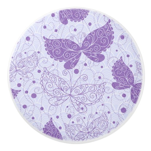 Frühlings-Muster Keramikknauf (Vorderseite)