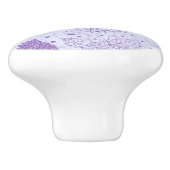 Frühlings-Muster Keramikknauf (Seitenansicht)