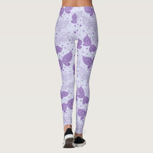 Frühlings-Muster Leggings (Rückseite)