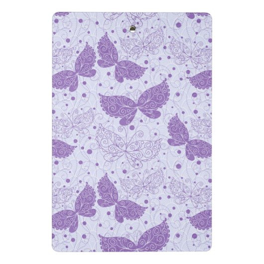 Frühlings-Muster Mini Klemmbrett (Rückseite)