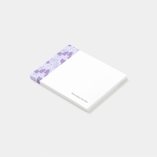 Frühlings-Muster Post-it Klebezettel (angewinkelt)