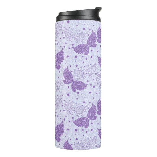 Frühlings-Muster Thermosbecher (Nach links gedreht)