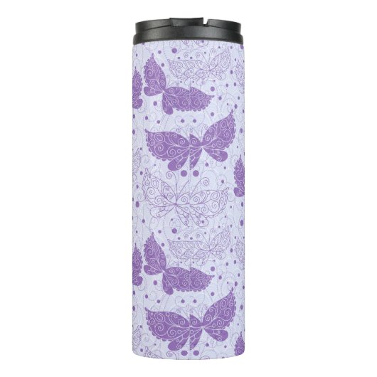 Frühlings-Muster Thermosbecher (Rückseite)