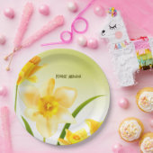 Frühlings-Narzissen-persischer neues Pappteller (Party)