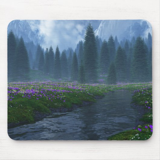 Frühlings-Nebenfluss Mousepad (Vorne)