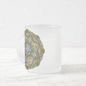 Frühlings-Nouveau-Tasse Mattglastasse (Vorderseite Links)