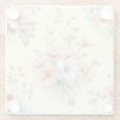 Frühlings-Osterblumen Glasuntersetzer (Rückseite)