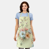Frühlings-Osterblumen Schürze (Getragen)