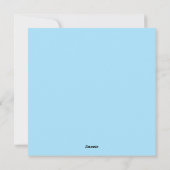 Frühlings-Ostereier Feiertagskarte (Rückseite)