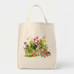 Frühlings-/ Ostereier-Suche Blumen-Tasche Tragetasche