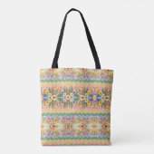 Frühlings-Osterfreude (kleines Muster) Tasche (Rückseite)