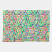 Frühlings-Paisley Geschirrtuch (Horizontal)