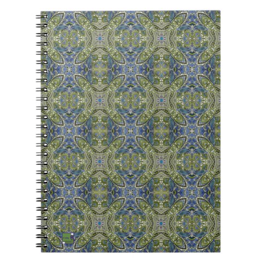 Frühlings-Paisley-Notizbuch Notizblock (Vorderseite)