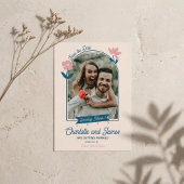 Frühlings-Pastell-Blütenblätter Save-the-Date Save The Date