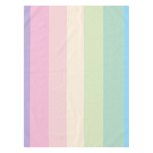 Frühlings-Pastell-Farbschema Tischdecke (Vorderseite)