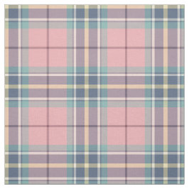 Frühlings-Pastell-Rosa, Blau, Aqua kariert Stoff