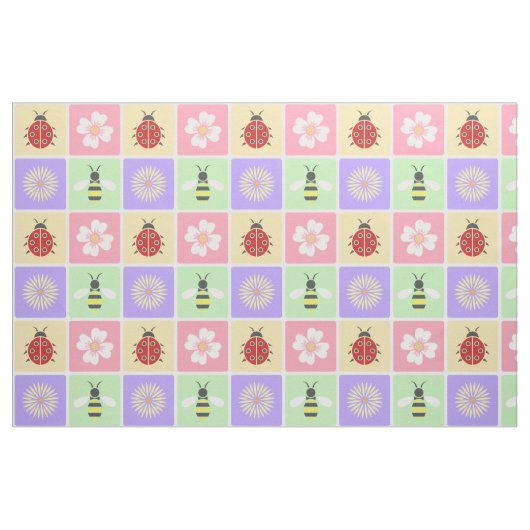 Frühlings-Patches-Stoff Stoff (Yard (91,4 cm))