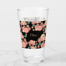 Frühlings-Pfirsich-Blumen-Garten-Blumendekoration Glas