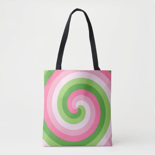 Frühlings-Picknick-Spirale Tasche (Vorderseite)