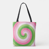 Frühlings-Picknick-Spirale Tasche (Rückseite)