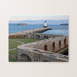 Frühlings-Punkt-Leisten-Leuchtturm, Puzzle