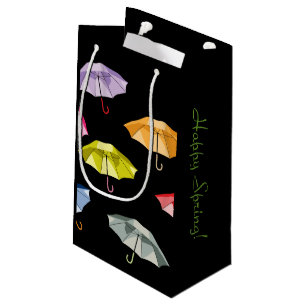 Frühlings-Regenschirme Kleine Geschenktüte