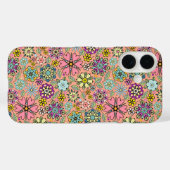 Frühlings-Saison Retro-Blumenfarben Nahtloses Must Case-Mate iPhone Hülle (Rückseite (Horizontal))