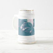 Frühlings Schmetterling Bierglas (Vorderseite Links)