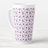Frühlings-Schmetterling Blumen-Geschenk   Milchtasse (Linke Ecke)