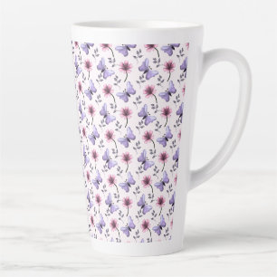 Frühlings-Schmetterling Blumen-Geschenk   Milchtasse