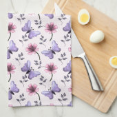 Frühlings-Schmetterling-Blumengeschenk   Geschirrtuch (Viertel Falte)