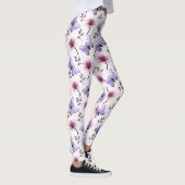 Frühlings-Schmetterling-Blumengeschenk Leggings (Rechts)