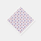 Frühlings-Schmetterling-Blumengeschenk Serviette (Ecke)