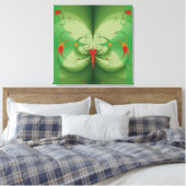 Frühlings Schmetterling Leinwanddruck (Insitu (Schlafzimmer))
